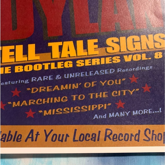 Bob Dylan Tell Tale Signs Bootleg Series Vol. 8 11x16 Promotional Poster 🎶🎸🎶 - Picture 7 of 8